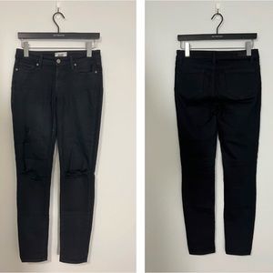 Paige | Fit: Skinny | Verdugo Ultra Skinny - Destroyed | Color: Black